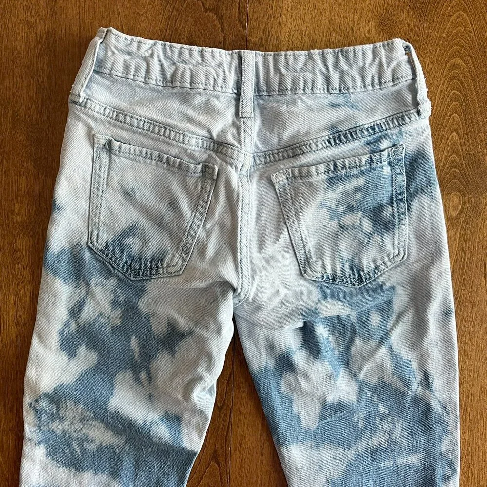 Gap tie-dye cropped jeans 8